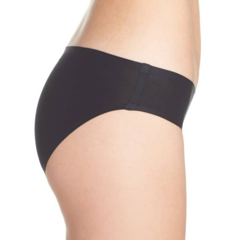 CHANTELLE 2643 SOFT STRETCH SEAMLESS BIKINI PANTY BLACK NWOT - Picture 3 of 4